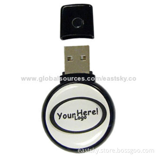 Resin Logo USB Drive, Custom Colored Body to Match Logos, Housing Plastic